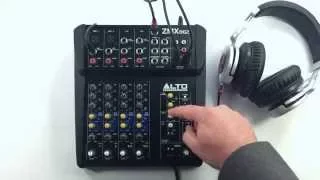 Alto Professional ZMX and TMX Series Mixers - Headphone and Control Room Outputs