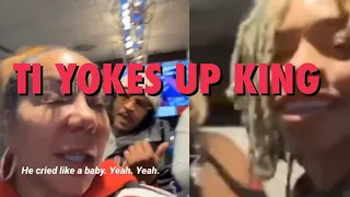 TI King FULL Fight/Scuffle | TI & Tiny King Yoked Up King For Lying | Says He Had A Pacifier Till 12