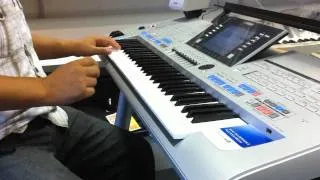 New Yamaha Tyros 4 Keyboard... "In The Air Tonight.."..