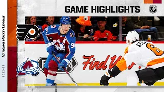 Flyers @ Avalanche 12/13 | NHL Highlights 2022