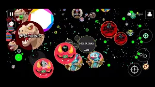 DBX CLAN  VS Agario móvil destruye la sala