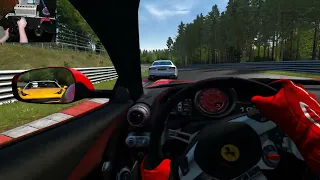 Ferrari 812 Superfast Nürburgring Tourist | VR | Steering Wheel Gameplay