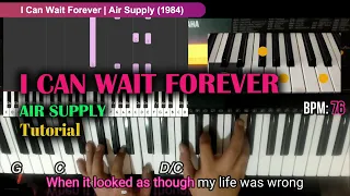 I Can Wait Forever (OST Ghostbusters) - Air Supply | How to Play with Lyrics and Chords Tutorial