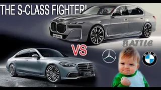 Evolution Battle between the Mercedes-Benz S-Class & the BMW  7-series
