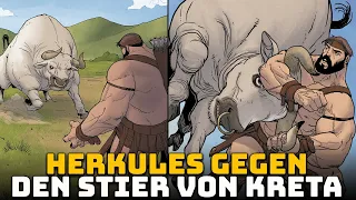 Herkules steht dem mächtigen Stier von Kreta gegenüber - Die 12 Arbeiten des Herkules #7