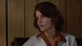 Susan meets with the hospital psychiatrist - Genevieve Bujold and Hair Rhodes in Coma (ad alert)