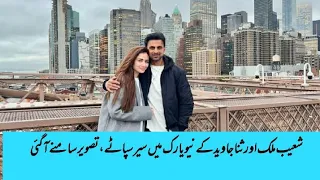 Shoaib Malik and Sana Javed's outing in New York, the picture came out