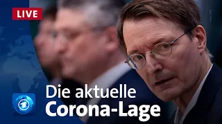 Die aktuelle Corona-Lage mit Gesundheitsminister Lauterbach und RKI-Chef Wieler