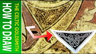 How To Draw Celtic Patterns 27 - Triskele from Chi Ro Page of Kells 1of9