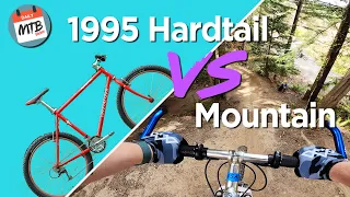 I Test A 1995 Retro Bike VS Mountain Bike Trails