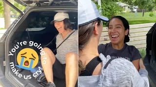 Best Friend Surprised From Trunk Of Car After 13 Months Apart