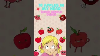 10 Apples In My Head  | Super Simple Songs #shorts