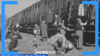 Unearthed video shows US troops saving Jews from Nazi train | Elizabeth Vargas Reports