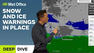 Deep Dive 07/03/2023 – An in-depth look at the snow warnings – Met Office Weather Forecast