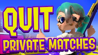 How to be a QUITTER in Splatoon 3's Private Battles!