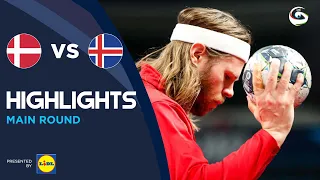 Denmark vs Iceland | Highlights | Main Round | Men's EHF EURO 2022