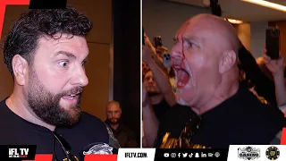 SHANE FURY RUSHES FROM INTERVIEW AS DAD JOHN FURY CLASHES WITH TEAM USYK, SPARKS BLOODY BRAWL