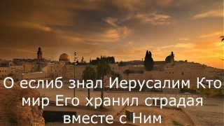 О еслиб знал Иерусалим