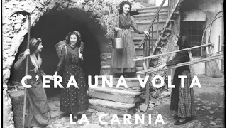 Friuli di una volta come si viveva in montagna storia della Carnia foto d'epoca del Friuli