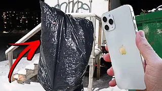 I Got Caught Dumpster Diving At The Abandoned Apple Store!! *SCARY*