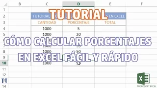 [Tutorial] Cómo calcular porcentajes en Excel fácil y rápido
