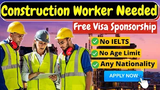 Construction Jobs In Canada With Free Visa Sponsorship In 2023 - Urgent Hiring