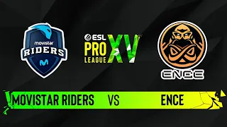 Movistar Riders vs. ENCE - Map 1 [Mirage] - ESL Pro League Season 15 - Quarter-finals