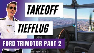 Takeoff & Sightseeing im Tiefflug über Wien | Ford Tri-Motor | PART 2