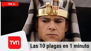 Las 10 plagas en 1 minuto  - Moisés y los diez mandamientos