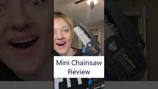 This Mini Chainsaw is tiny, but mighty