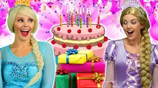 DISNEY PRINCESS Birthday. (With Elsa, Rapunzel, Belle, Cinderella and Anna) Totally TV