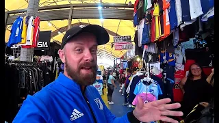 $10 FAKE FOOTBALL JERSEY HUNT IN COLOMBIA'S CRAZIEST MARKET!