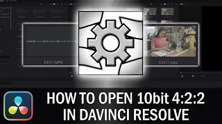 How to load 10 bit 4:2:2 footage in DaVinci Resolve