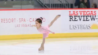 Mia Kam, 5-year-old, USFS Silver State Open Championships, Figure Skating, Basic 6, Show Yourself