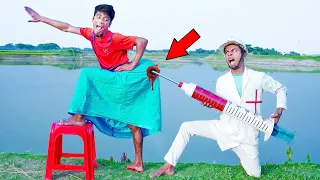 Must Watch Very Special New Comedy Video 2023 Amazing New Doctor Funny Injection Wala Video Ep 108