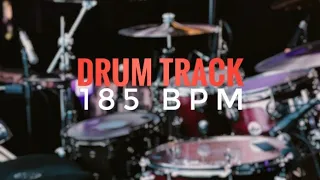 Rock Style Drum Track 185 BPM (HQ)