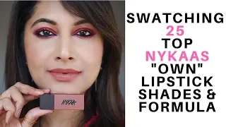 BEST OF NYKAAS OWN LIPSTICK SHADES & FORMULA | MATTE TO LAST, ULTRA MATTES, LIP CRAYONS, PAINTSTIX