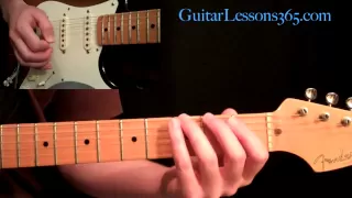 Guns N' Roses - Paradise City Guitar Lesson Pt.2 - Main Riff & Verse