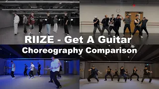 RIIZE - Get A Guitar DEMOs vs FINAL Choreography Comparison