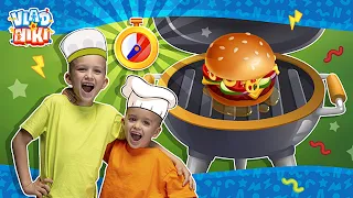 Vlad and Niki Games: Cafe Fast Food Restaurant - Funny Cooking Food (Level 1 - 5)