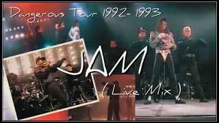 Michael Jackson - Jam ( Dangerous Tour ) HD Live mix 1992 - 1993