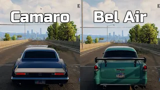 NFS Unbound: Chevrolet Camaro SS vs Chevrolet Bel Air - WHICH IS FASTEST (Drag Race)