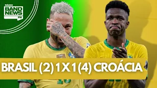 Brasil é eliminado da Copa do Mundo pela Croácia