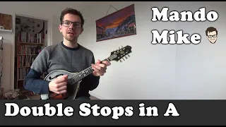 Double Stops in A - Mandolin Lesson (Beginner & Intermediate)