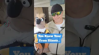 You Know Your From Illinois. .. #ventriloquism #ventriloquist #practice #puppet #comedy #shorts