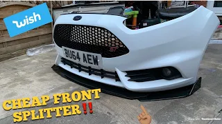 Fiesta ST: Wish Front Splitter Install‼️