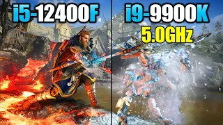 i5-12400F vs i9-9900K (5.0GHz) - Test in 10 Games