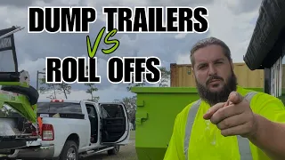 Dump Trailers VS Roll Offs | Dumpster Rental Business FAQs