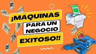 10 MÁQUINAS para un NEGOCIO EXITOSO 📈 | Inversión Inteligente💸