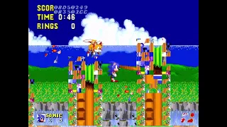 Glitch Zones in Sonic 2 Delta 0 v0.02